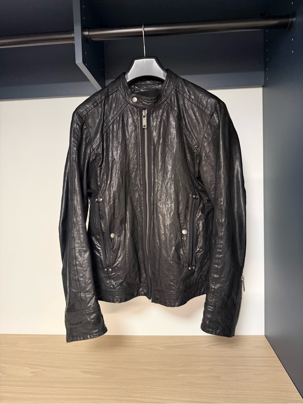 Diesel Leather Jacket. Size Small.